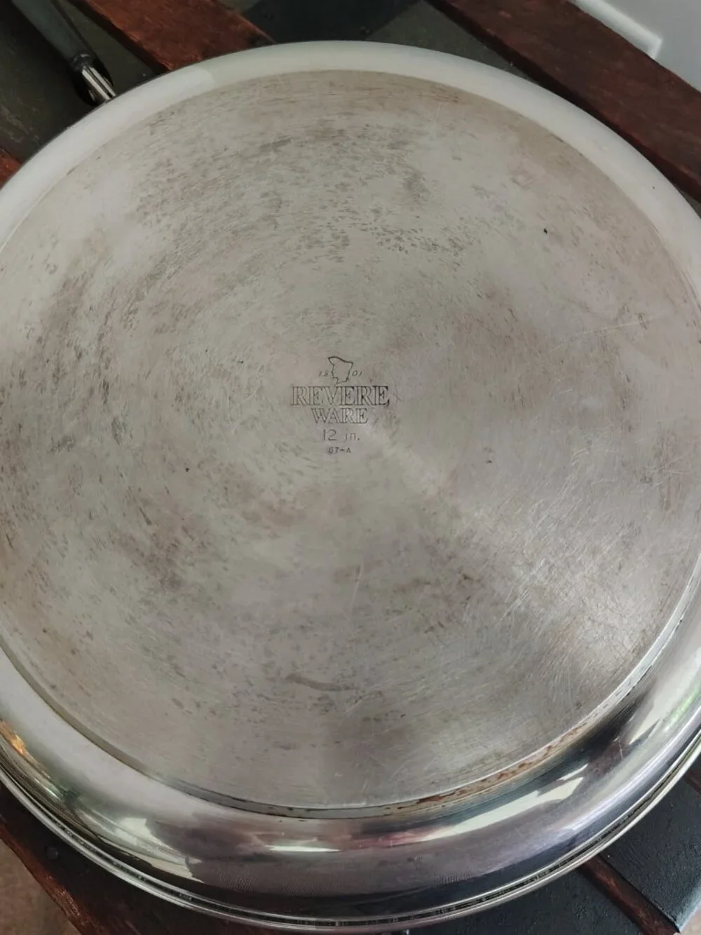 Vintage Revere Ware 12 Inch Skillet